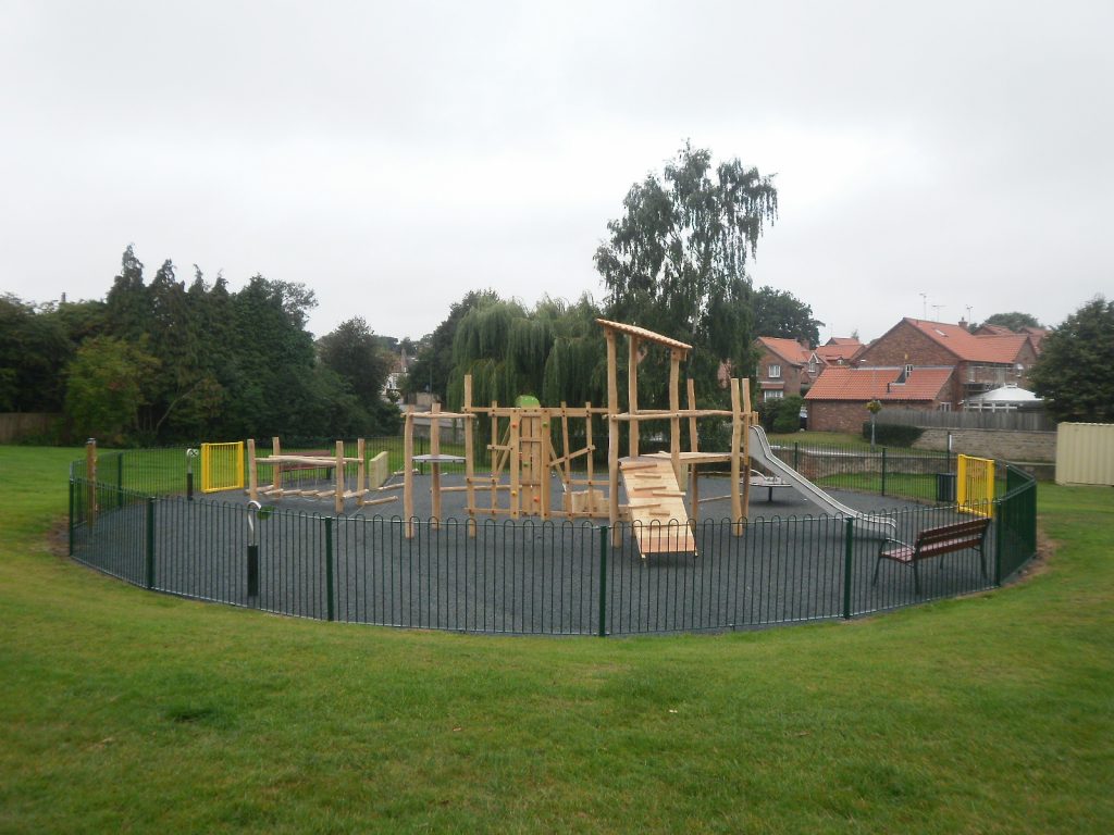 Example of a Proludic playground fully installed with great play equipment