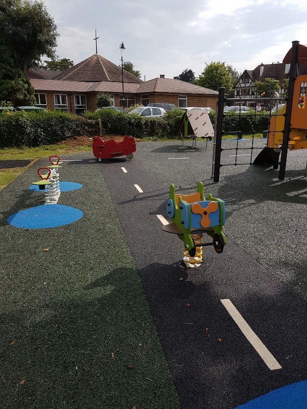 Playground springer equipment
