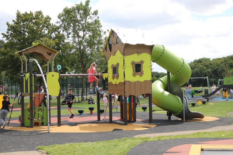Paired Bespoke Play Spaces Make a Grand Entrance in Basildon