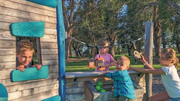 Educational and sensory wooden equipment