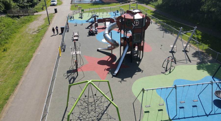 An Out of This World Play Area for East Dunbartonshire